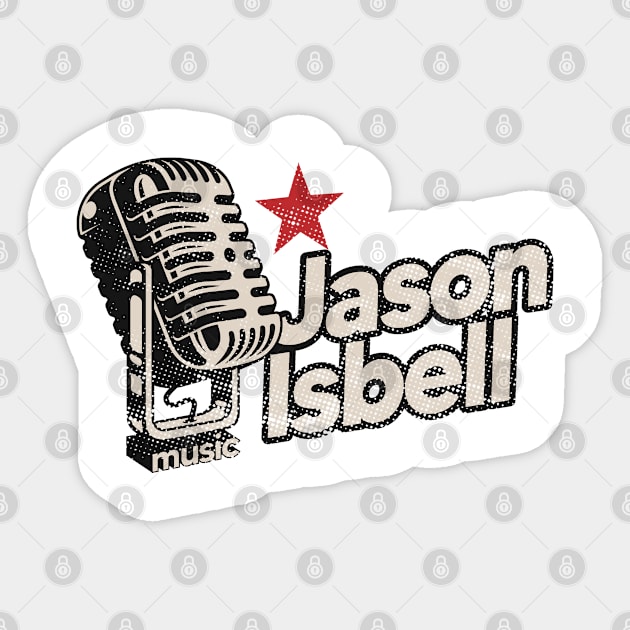 Jason Isbell / Vintage Sticker by graptail